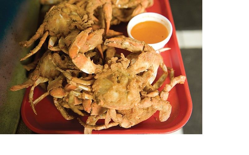 City Paper Crab cracks may be rare, but the blue crab gets plenty of