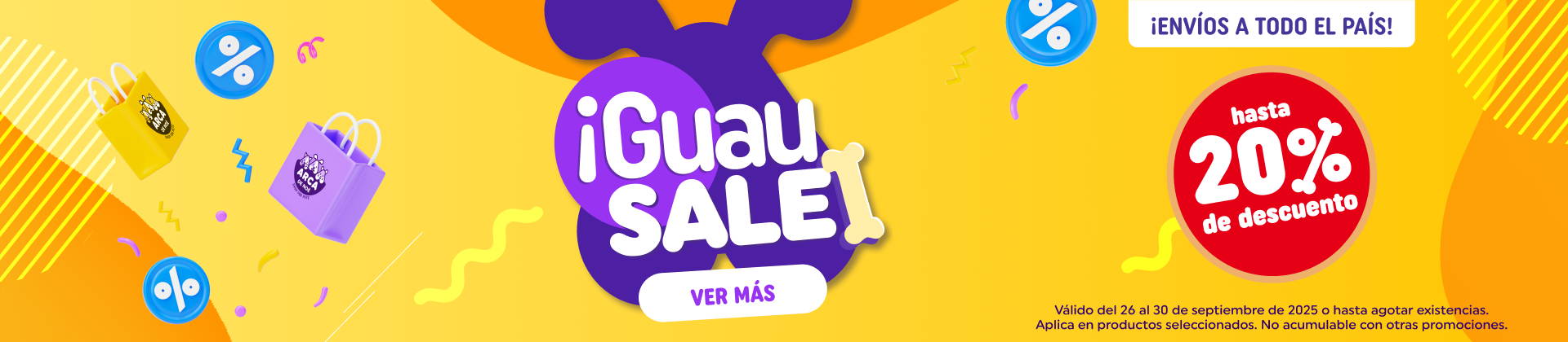 GUAU SALE Septiembre 2025