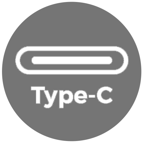 charges via Type-C USB