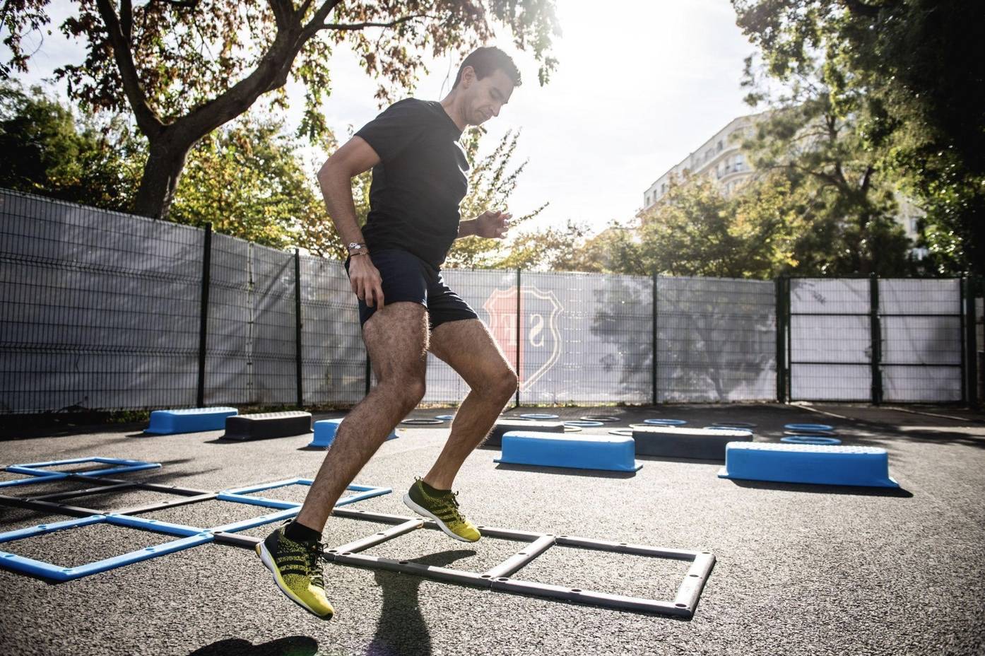 man exercising