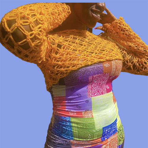 Lover's knoop schouderophalen