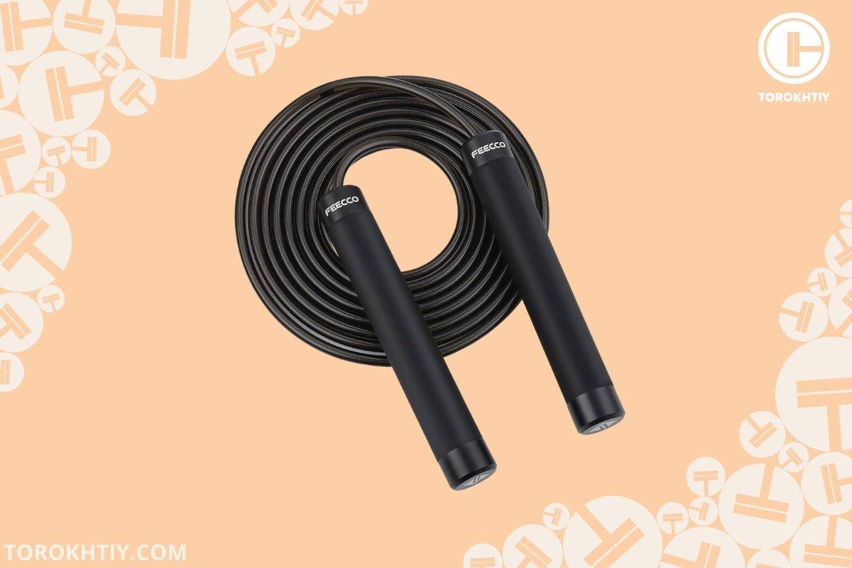 FEECCO Weighted Jump Rope