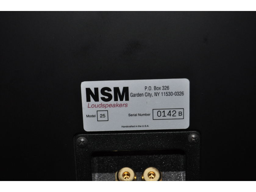 NSM (NSMT) Model 25  Speakers - PRICE BREAK!!