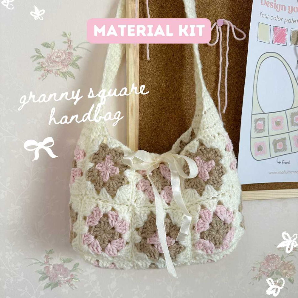 Granny Square-handtas