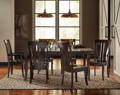 Amish-Made Solid Wood Dining Table and Chairs