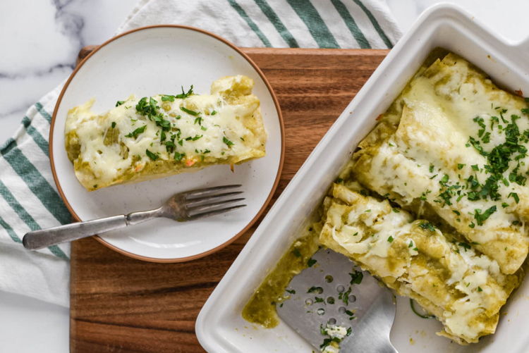 Photo of Green Chile Chicken Enchiladas 