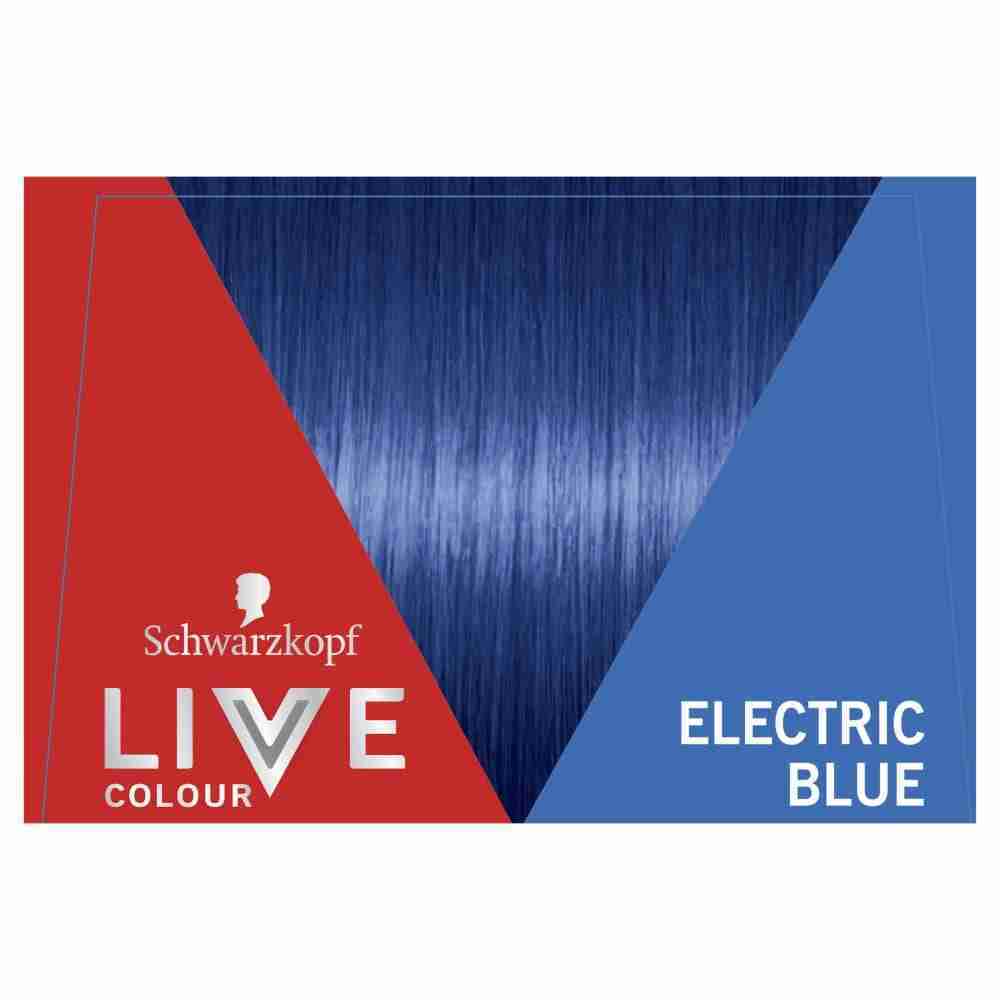 Schwarzkopf Live Colour Ultra Brights Electric Blue - Image 5