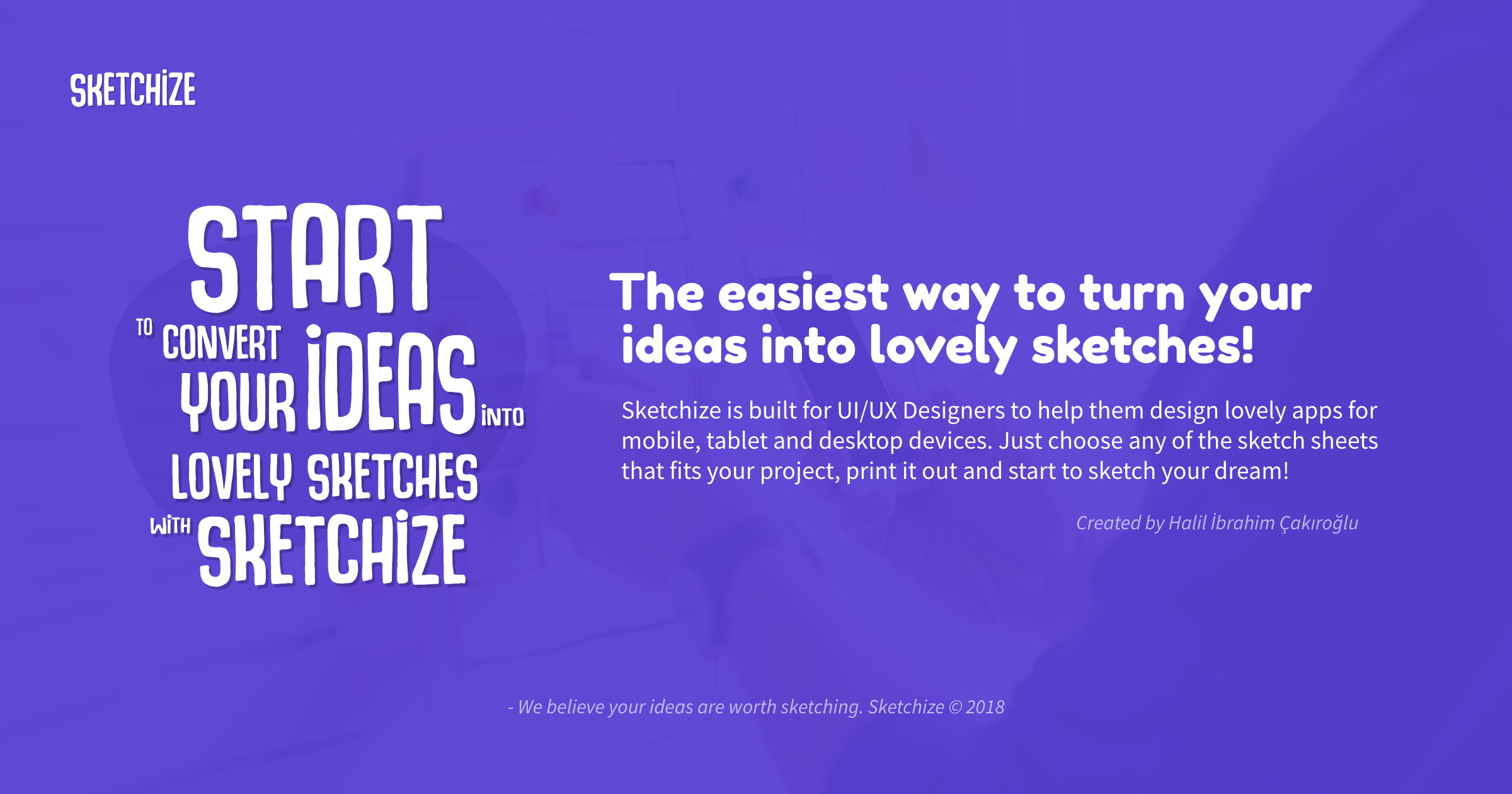 Sketchize: Free Wireframing Sheets