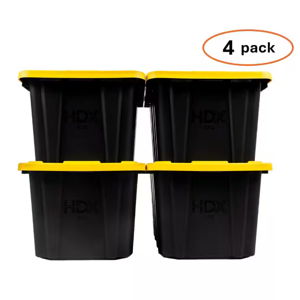 27 Gallon Storage Totes (4-pack)