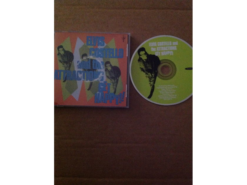 Elvis Costello And The Attractions  - Get Happy!! RykoDisc 30 Tracks On One Compact Disc