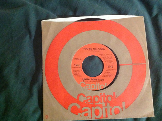 Linda Ronstadt - You're No Good 45 Single Vinyl  NM Cap...
