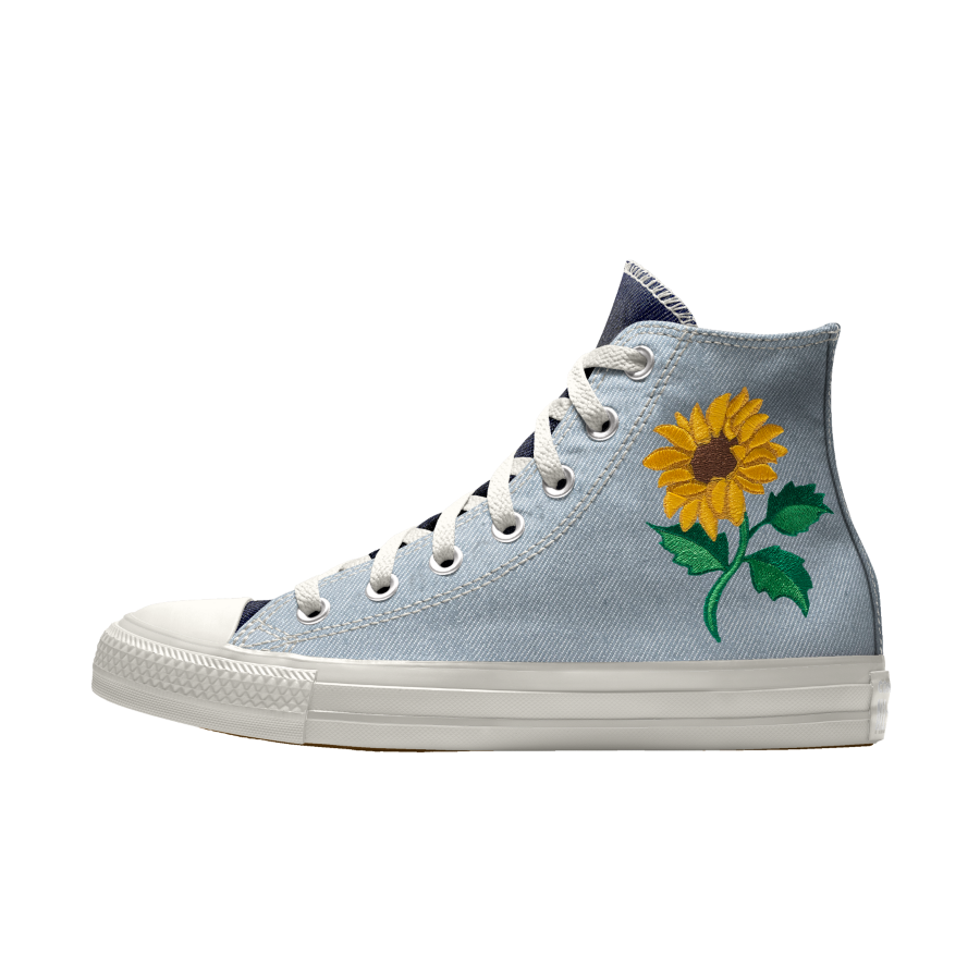 Sunflower Converse with Converse Footsouls insoles