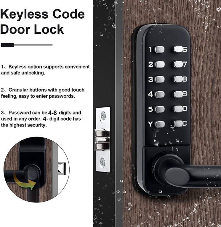 door deadbolt, keypad door, electronic door knob