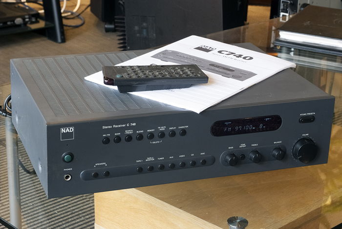 NAD C740 Stereo Receiver; 35w x 2