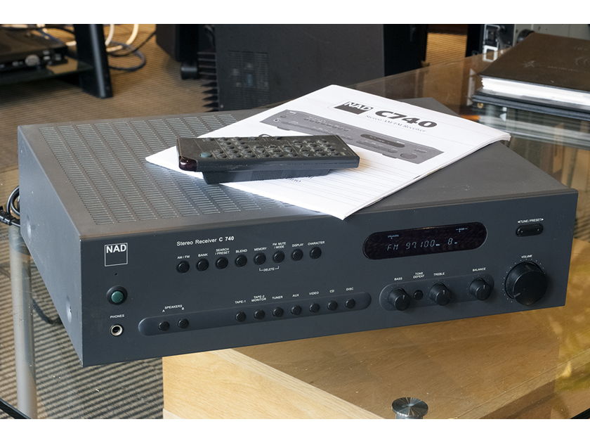 NAD C740 Stereo Receiver; 35w x 2