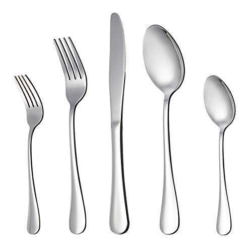 LIANYU 20Piece Silverware Flatware Cutlery Set vs Cambridge