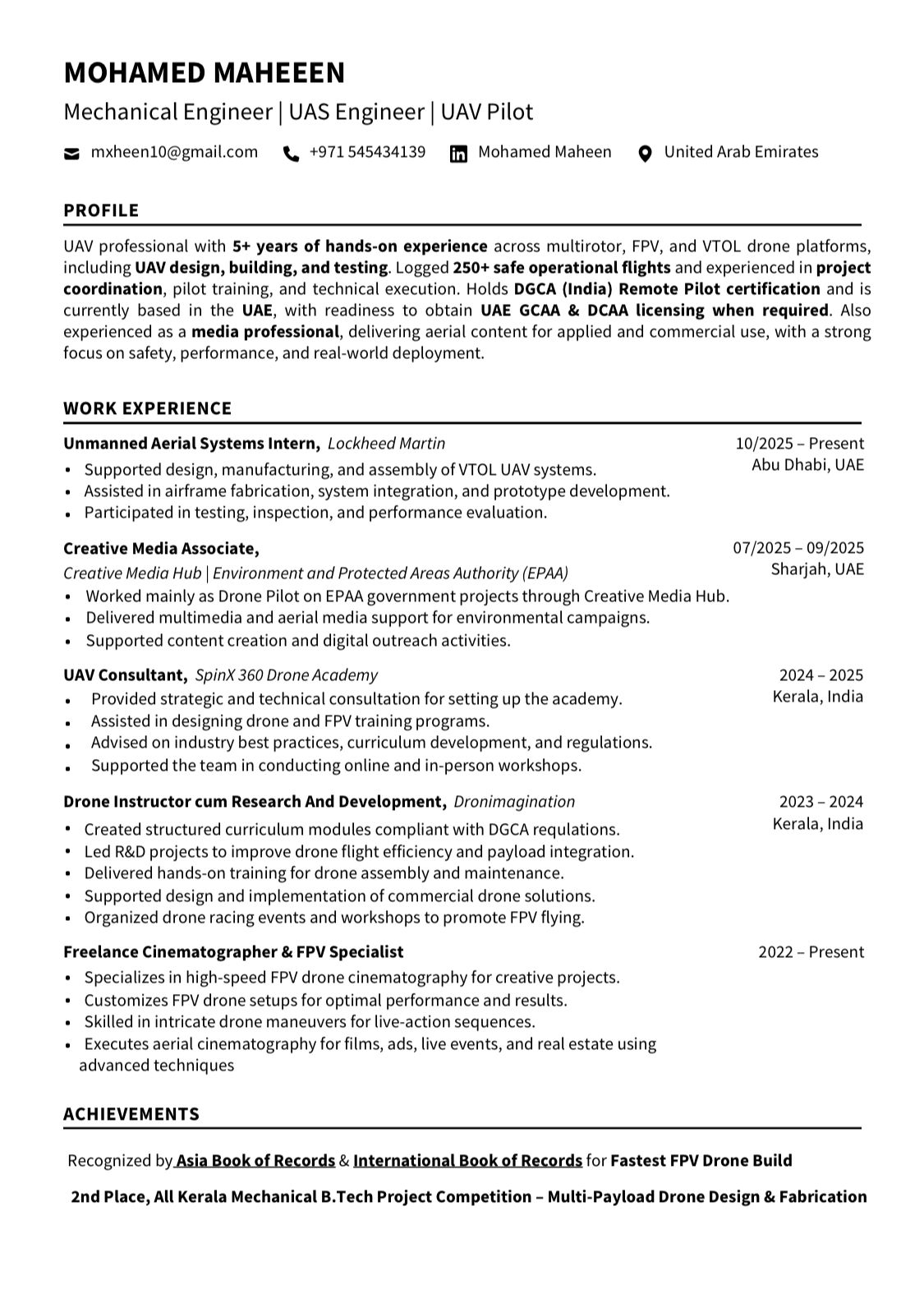MOHAMED MAHEEEN CV- 2026. Page1.png