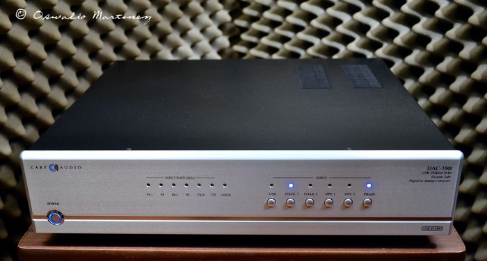 Cary Audio DAC-100t (Tube) 24bit/192k USB DAC (Silver)