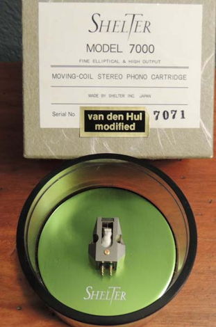 SHELTER 7000 Moving Coil Cartridge, Re-tip x Van den Hu...