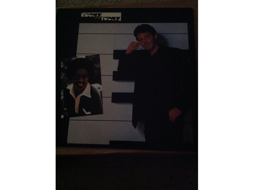 Paul McCartney And Stevie Wonder - Ebony And Ivory/Rainclouds/Ebony And Ivory Instr. 12 Inch  3 Track EP Columbia Records Vinyl NM
