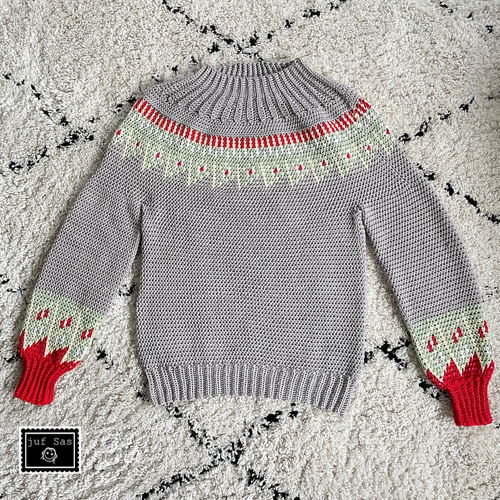 Solveig sweater and Signe sweater crochet patterns by teacher Sas