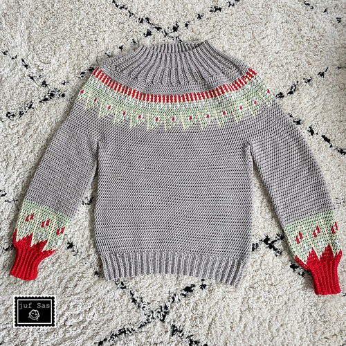 Solveig sweater and Signe sweater crochet patterns by teacher Sas