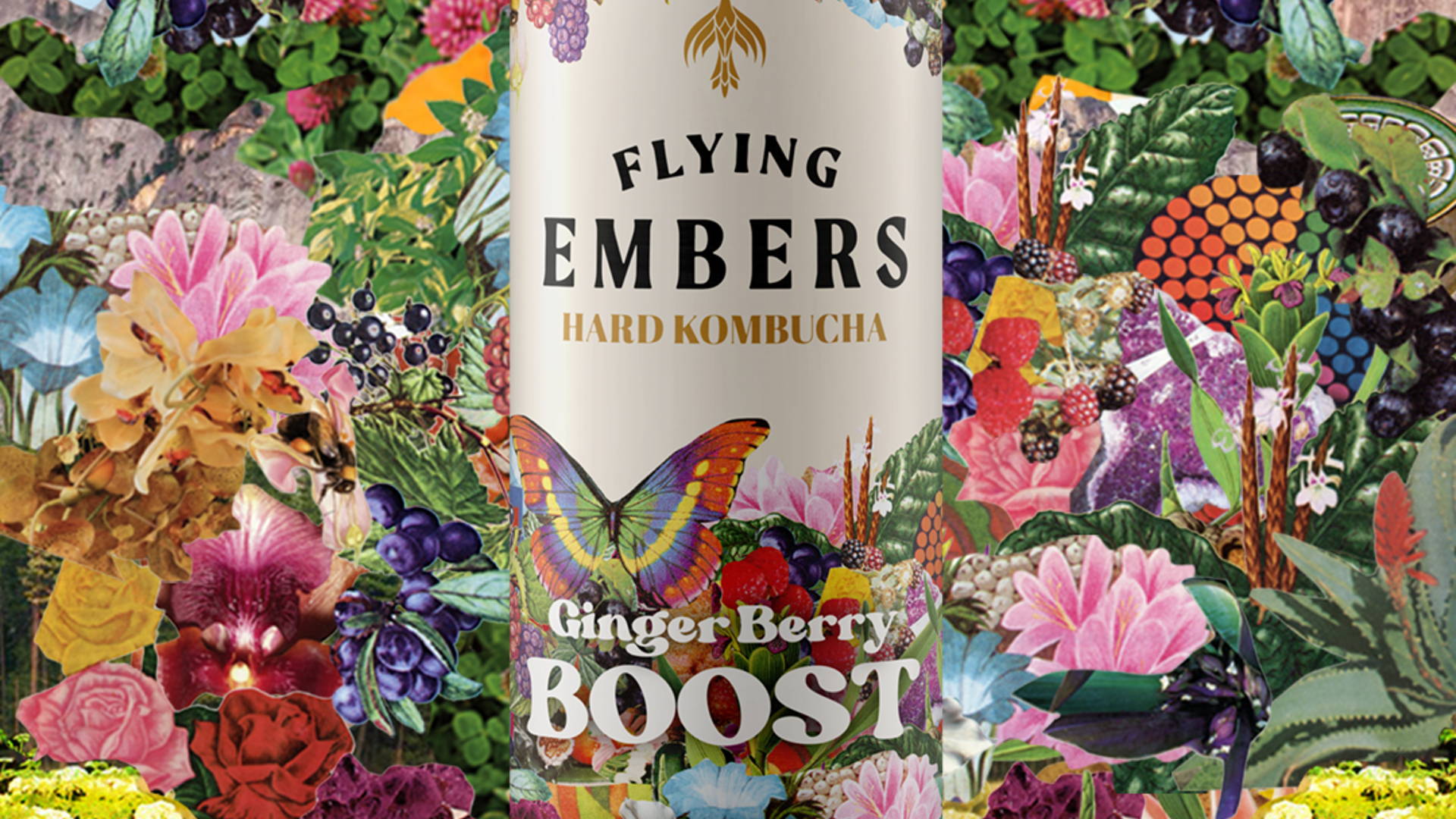 Featured image for This Can Of Flying Embers With Art By Dewey Saunders Will Leave You Buzzing With Joy