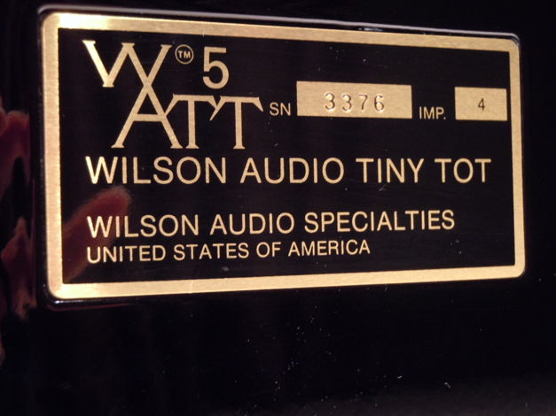 Wilson Audio Watt Puppy 5.1 Black, Original Owner