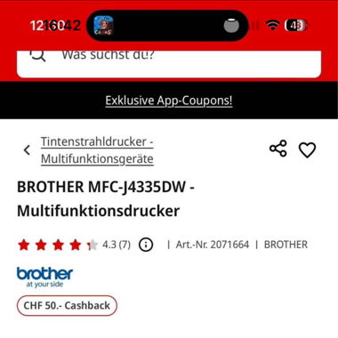 BROTHER MFC-J4335DW - Multifunktionsdrucker