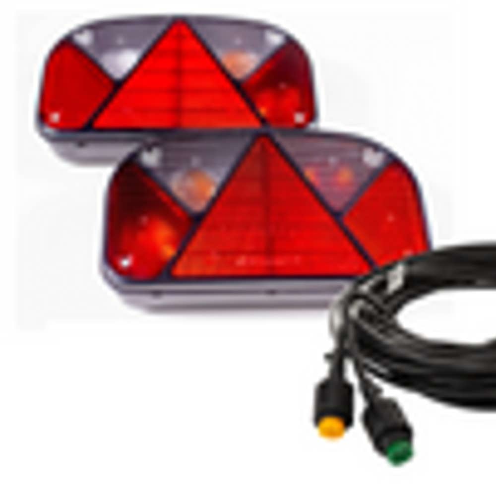 Lyktesett Aspöck m/ledning 7m 13-pin
