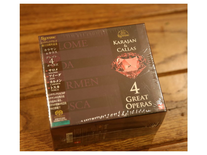 Esoteric SACD - - 4 Great Operas by Karajan & Callas boxset , Brand new and sealed
