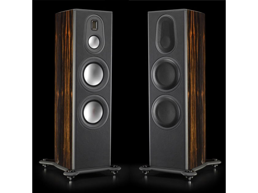 MONITOR AUDIO Platinum 300 Series-II Floorstanding Loudspeakers (Ebony): Mint DEMO’s; 5 Yr Warranty