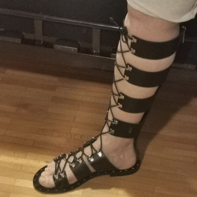 Flat gladiator sandals