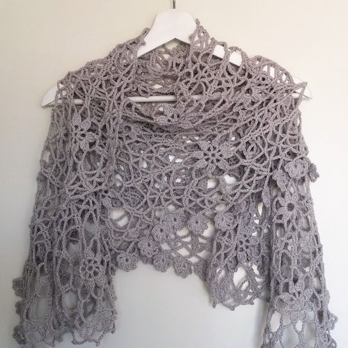"Nerida" Christmas Shawl