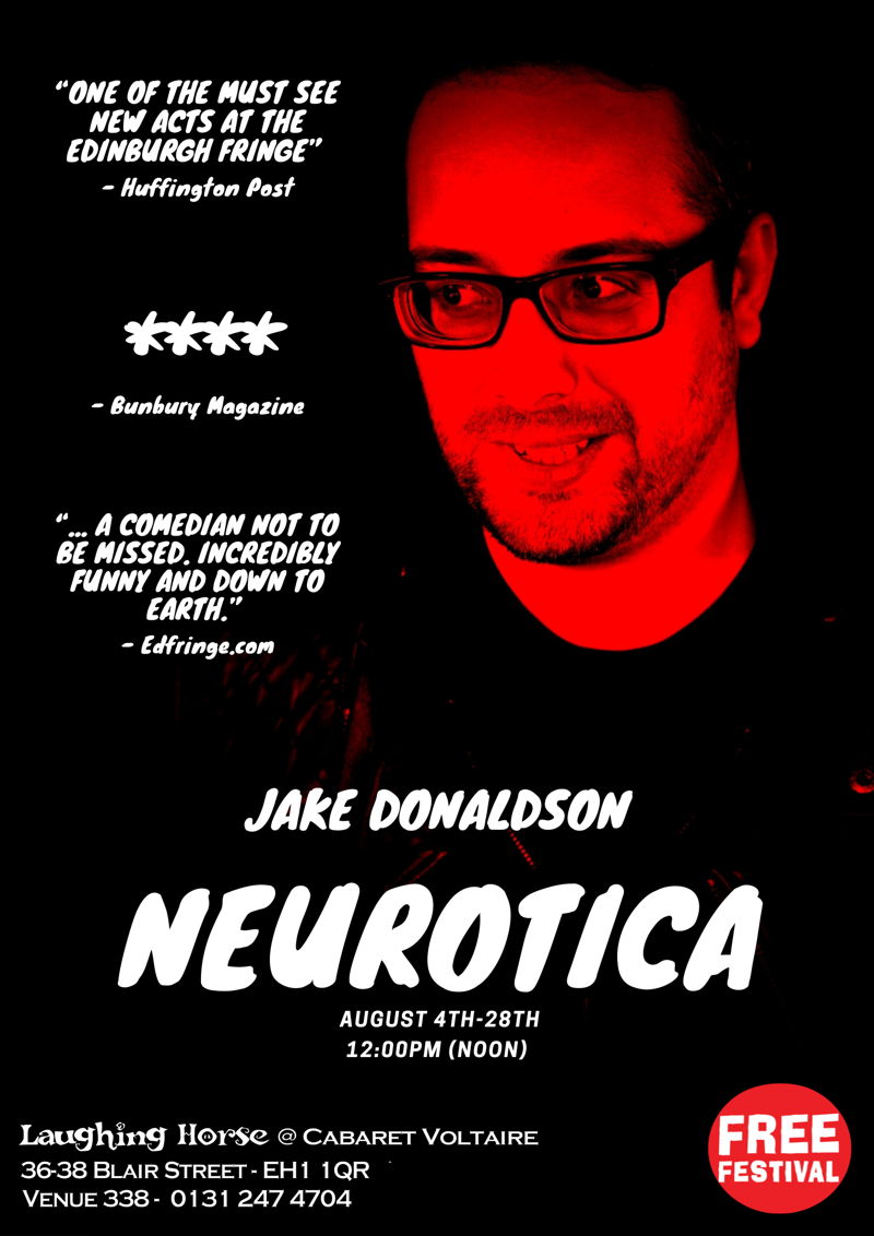 Jake Donaldson: Neurotica - Comedy Poster Awards 2022