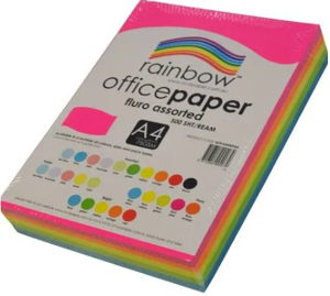 Paper Fluoro Asstd Colours /PKT500