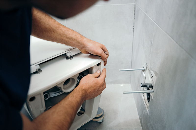 Installation sanitärer Anlagen und Elemente im Bad
