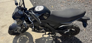 2018 KAWASAKI Z125 PRO motorcycle for rent near Deltona, FL