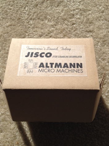 Altmann Micro Machines (Jisco) Jisco Jitter Reclocking ...
