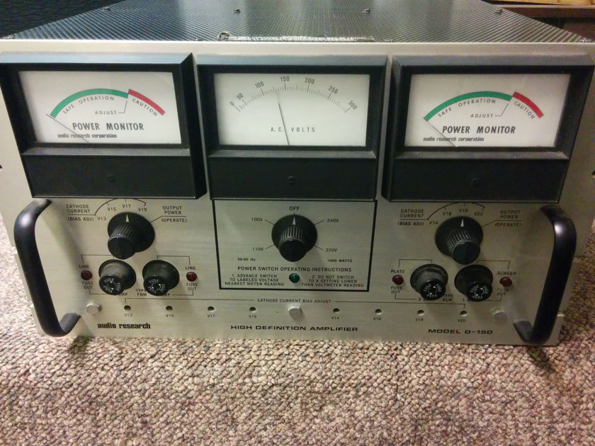 Audio Research D-150 Amplifier