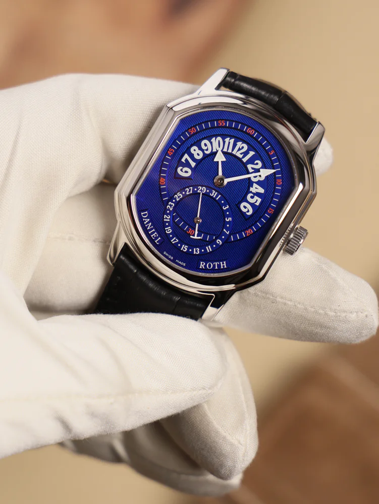 Premier Retrograde Blue dial Box and Papers Blue dial Box & Papers cal. DR.700/10 based on Lemania 27NL, image 1 Premier Retrograde Blue dial Box and Papers Blue dial Box & Papers cal. DR.700/10 based on Lemania 27NL, image 1