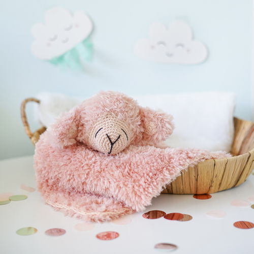 Sleepy Sheep - cuddle cloth