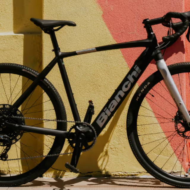 Focus on an electric bike