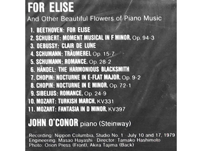 Sealed DENON | JOHN O'CONOR / - BEETHOVEN Fur Elise & other Piano pieces
