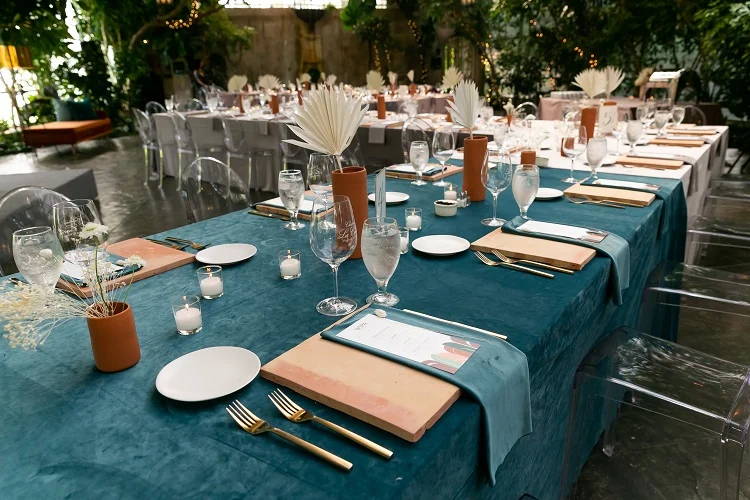 velvet tablecloth