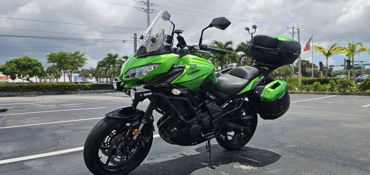 2015 KAWASAKI VERSYS 650 ABS motorcycle for rent near Plantation, FL