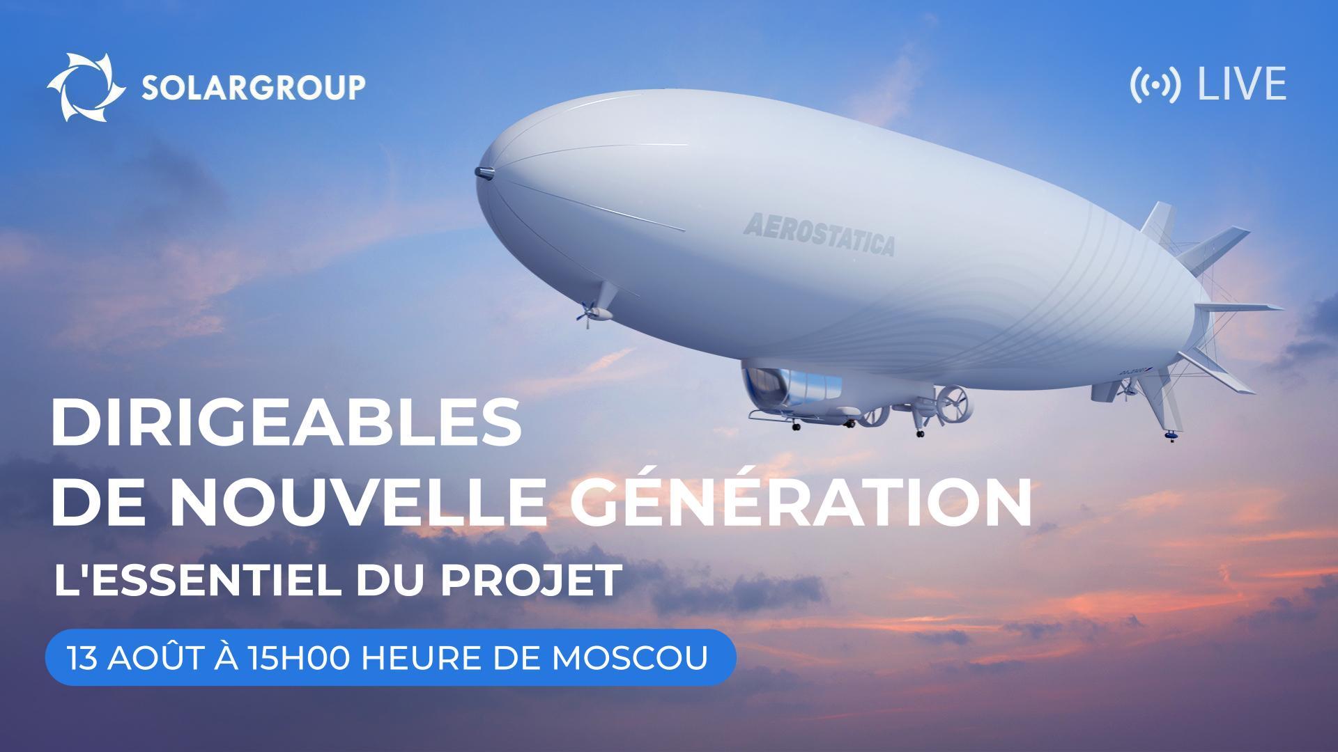 Une diffusion en direct sur le nouveau projet SOLARGROUP