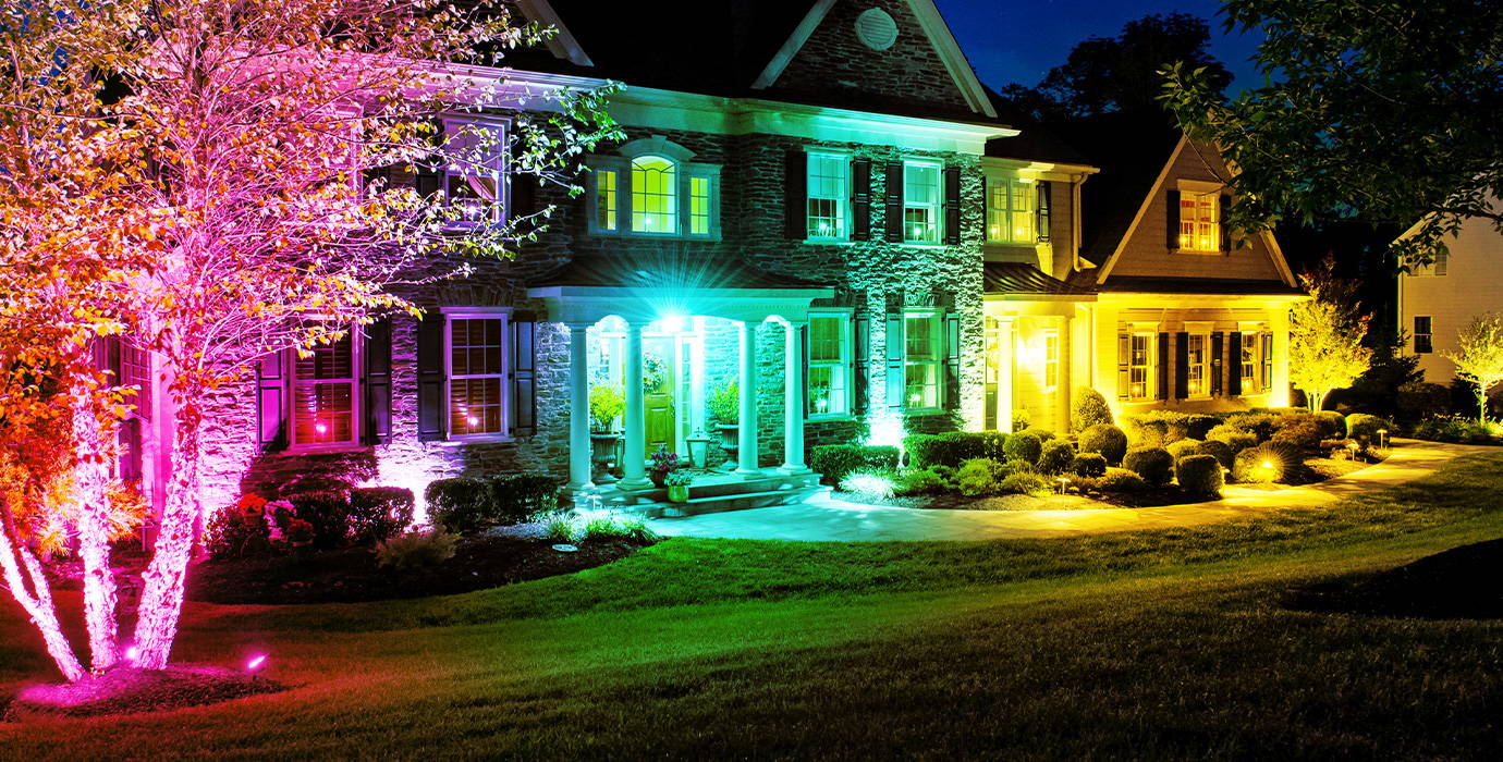 walkway rgb flood light