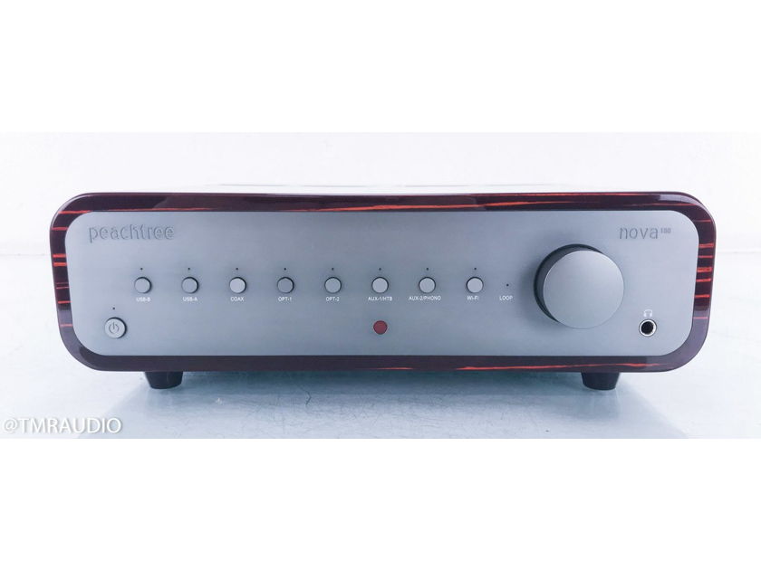 Peachtree Nova150 Stereo Integrated Amplifier Built in DAC; Gloss Ebony Mocha (15510)