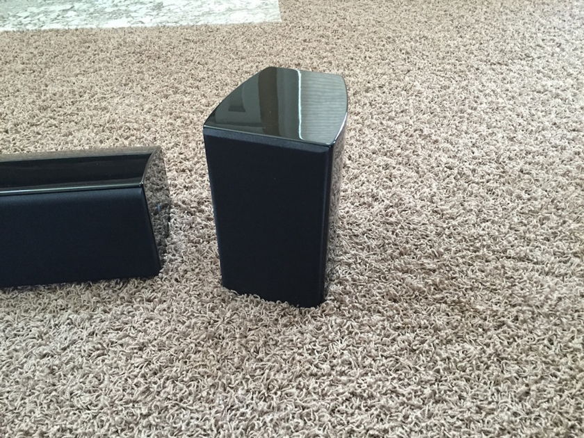 Era / Peachtree Speakers ERA D4 Bookshelf and LCR Center Channel Gloss Black Amazing Condition !